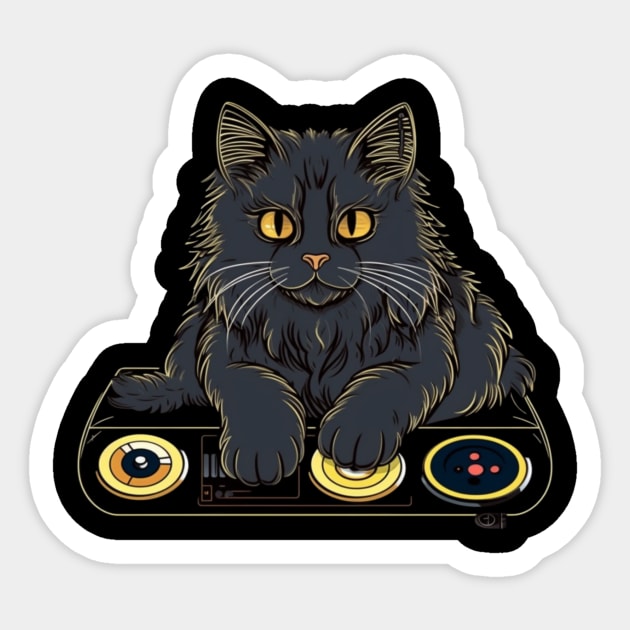 Meow Mix Master Sticker by Imou designs